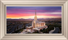 Load image into Gallery viewer, Oquirrh Mountain Pink Sunset Aerial