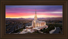 Load image into Gallery viewer, Oquirrh Mountain Pink Sunset Aerial
