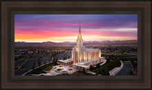 Load image into Gallery viewer, Oquirrh Mountain Pink Sunset Aerial