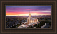 Load image into Gallery viewer, Oquirrh Mountain Pink Sunset Aerial
