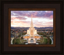 Load image into Gallery viewer, Oquirrh Mountain Aerial Sunset