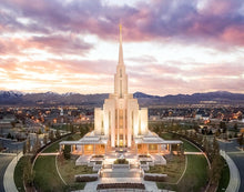Load image into Gallery viewer, Oquirrh Mountain Aerial Sunset