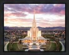 Load image into Gallery viewer, Oquirrh Mountain Aerial Sunset