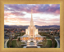 Load image into Gallery viewer, Oquirrh Mountain Aerial Sunset