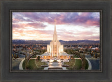 Load image into Gallery viewer, Oquirrh Mountain Aerial Sunset
