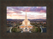 Load image into Gallery viewer, Oquirrh Mountain Aerial Sunset
