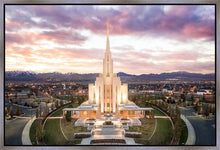 Load image into Gallery viewer, Oquirrh Mountain Aerial Sunset