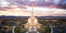 Load image into Gallery viewer, Oquirrh Mountain Aerial Sunset