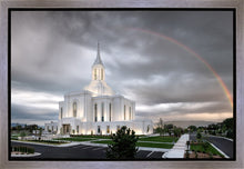 Load image into Gallery viewer, Orem Rainbow Sunrise Large Wall Art