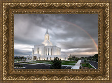 Load image into Gallery viewer, Orem Rainbow Sunrise Large Wall Art
