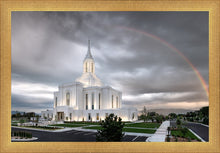 Load image into Gallery viewer, Orem Rainbow Sunrise Large Wall Art