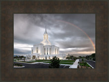 Load image into Gallery viewer, Orem Rainbow Sunrise Large Wall Art