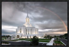 Load image into Gallery viewer, Orem Rainbow Sunrise Large Wall Art