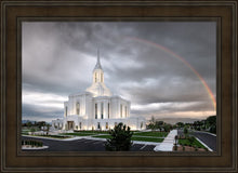 Load image into Gallery viewer, Orem Rainbow Sunrise Large Wall Art