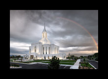 Load image into Gallery viewer, Orem Rainbow Sunrise Large Wall Art