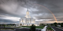 Load image into Gallery viewer, Orem Rainbow Sunrise Large Wall Art