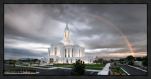Load image into Gallery viewer, Orem Rainbow Sunrise Large Wall Art