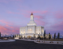 Load image into Gallery viewer, Deseret Peak Utah Pink Winter Sunrise