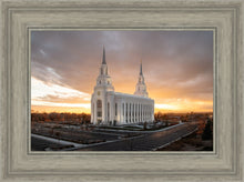 Load image into Gallery viewer, Layton Utah Golden Glow Sunset