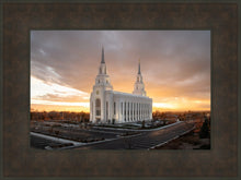 Load image into Gallery viewer, Layton Utah Golden Glow Sunset