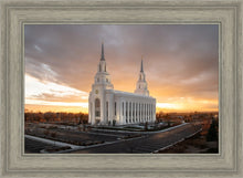 Load image into Gallery viewer, Layton Utah Golden Glow Sunset