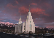 Load image into Gallery viewer, Layton Utah Pink Winter Sunset