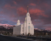 Load image into Gallery viewer, Layton Utah Pink Winter Sunset