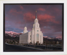 Load image into Gallery viewer, Layton Utah Pink Winter Sunset