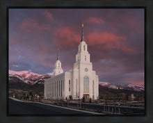 Load image into Gallery viewer, Layton Utah Pink Winter Sunset