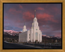 Load image into Gallery viewer, Layton Utah Pink Winter Sunset