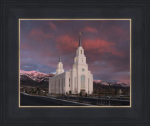 Load image into Gallery viewer, Layton Utah Pink Winter Sunset