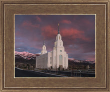 Load image into Gallery viewer, Layton Utah Pink Winter Sunset