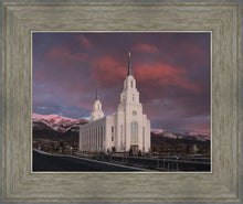 Load image into Gallery viewer, Layton Utah Pink Winter Sunset