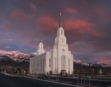 Load image into Gallery viewer, Layton Utah Pink Winter Sunset