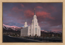Load image into Gallery viewer, Layton Utah Pink Winter Sunset
