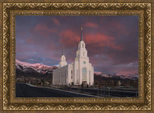Load image into Gallery viewer, Layton Utah Pink Winter Sunset