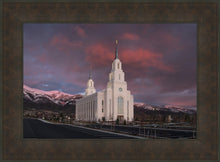 Load image into Gallery viewer, Layton Utah Pink Winter Sunset