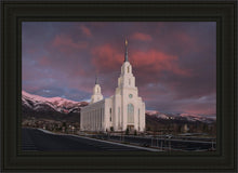 Load image into Gallery viewer, Layton Utah Pink Winter Sunset