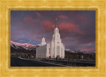 Load image into Gallery viewer, Layton Utah Pink Winter Sunset