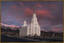Load image into Gallery viewer, Layton Utah Pink Winter Sunset