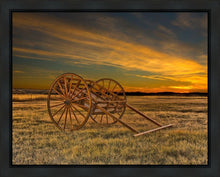 Load image into Gallery viewer, Handcart at Sunset