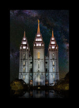 Load image into Gallery viewer, Salt Lake Temple Milky Way Vertical
