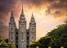 Load image into Gallery viewer, Salt Lake Temple Through the Clouds
