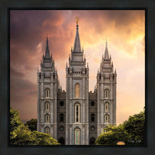 Load image into Gallery viewer, Salt Lake Temple Through the Clouds