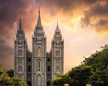Load image into Gallery viewer, Salt Lake Temple Through the Clouds