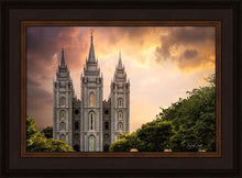 Load image into Gallery viewer, Salt Lake Temple Through the Clouds