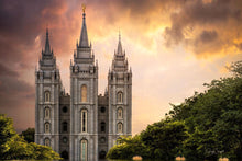 Load image into Gallery viewer, Salt Lake Temple Through the Clouds
