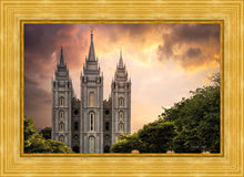 Load image into Gallery viewer, Salt Lake Temple Through the Clouds