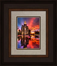 Load image into Gallery viewer, Logan Utah Fiery Sunset