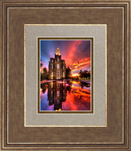 Load image into Gallery viewer, Logan Utah Fiery Sunset